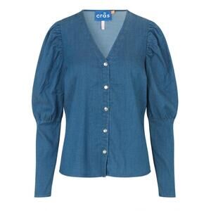 NEW CRAS enya shirt in denim